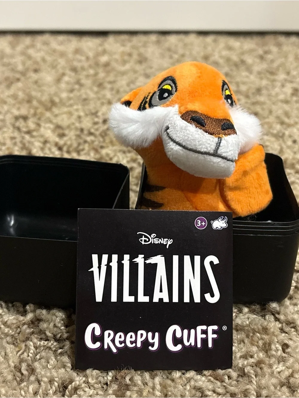Disney Sher Kahn Villains Plush Cuff Wrist Toy